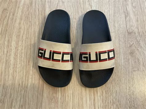 gucci flip flops size 7 1 5|More.